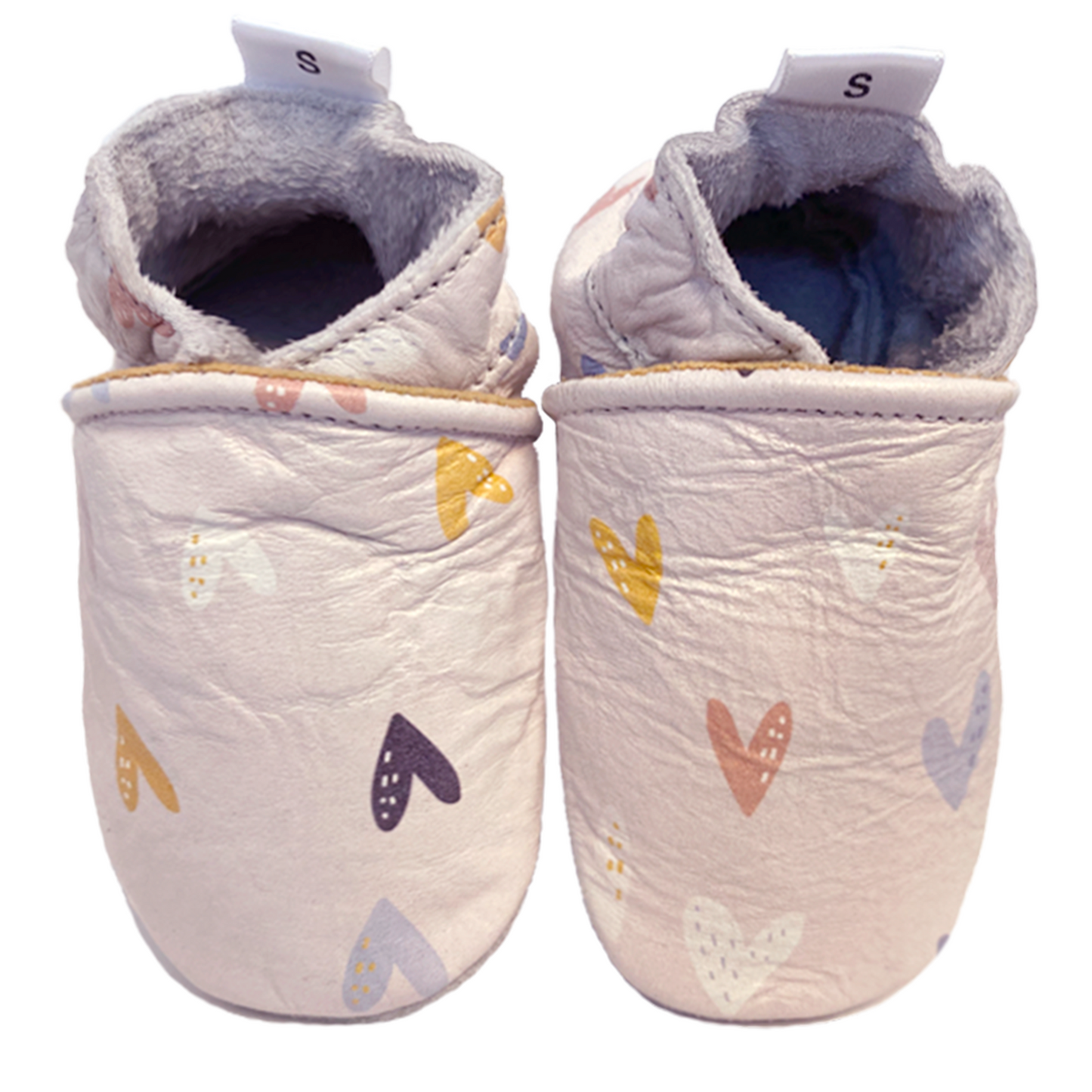 Babyslofjes boho hearts met hartjes print duo
