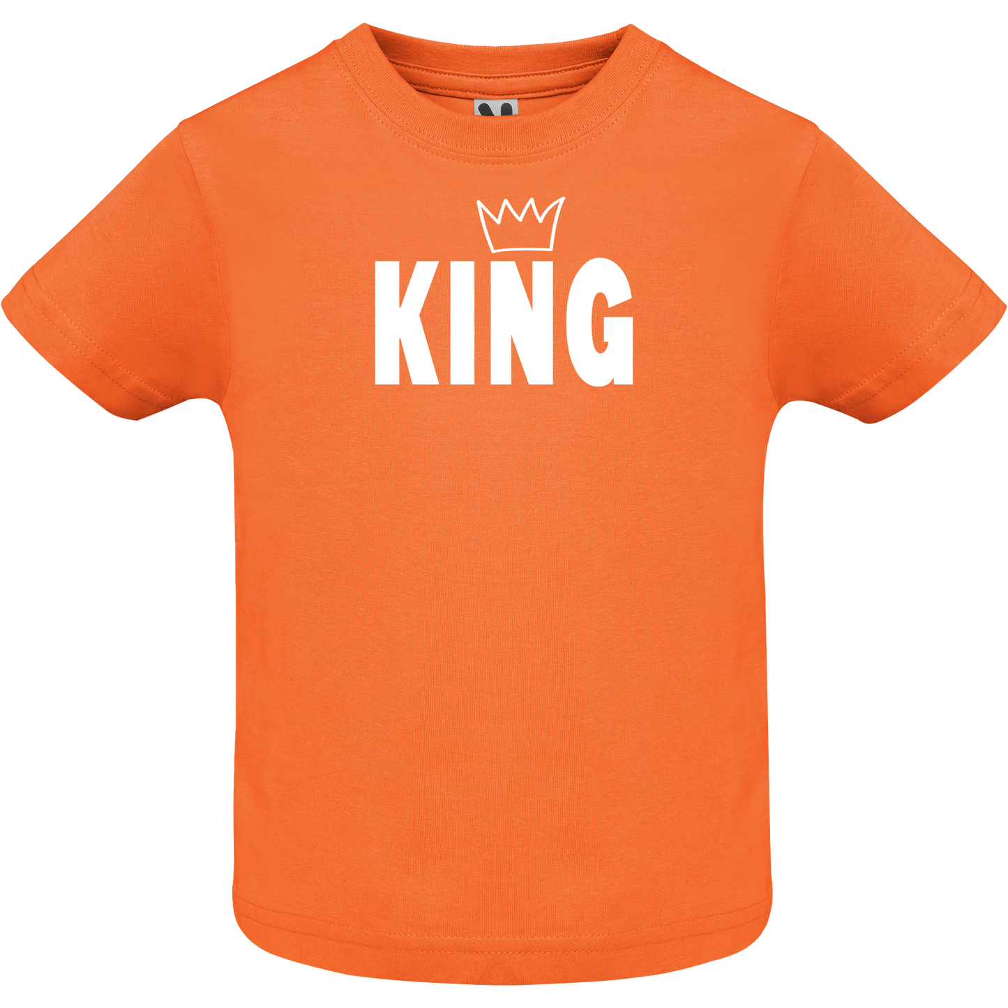 Gepersonaliseerd T-Shirt KING Oranje