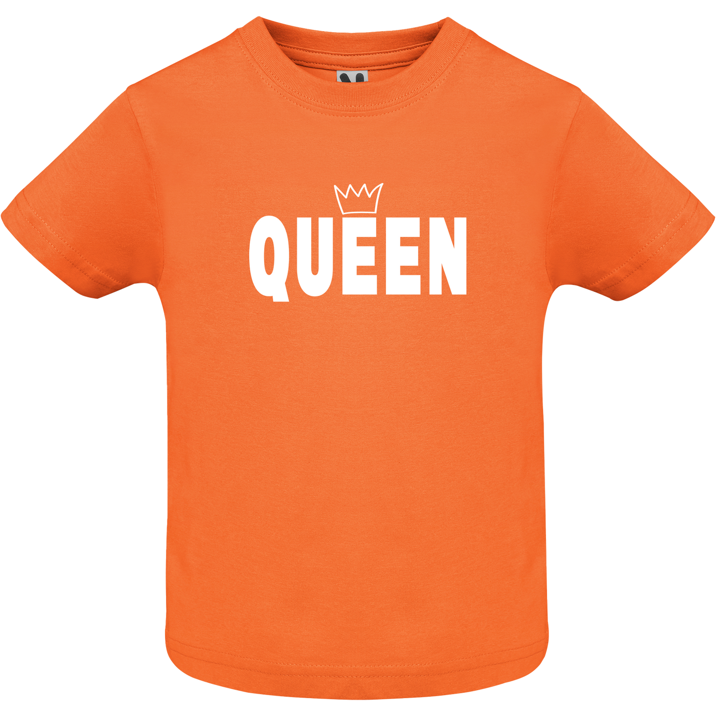 Gepersonaliseerd T-Shirt Queen Oranje