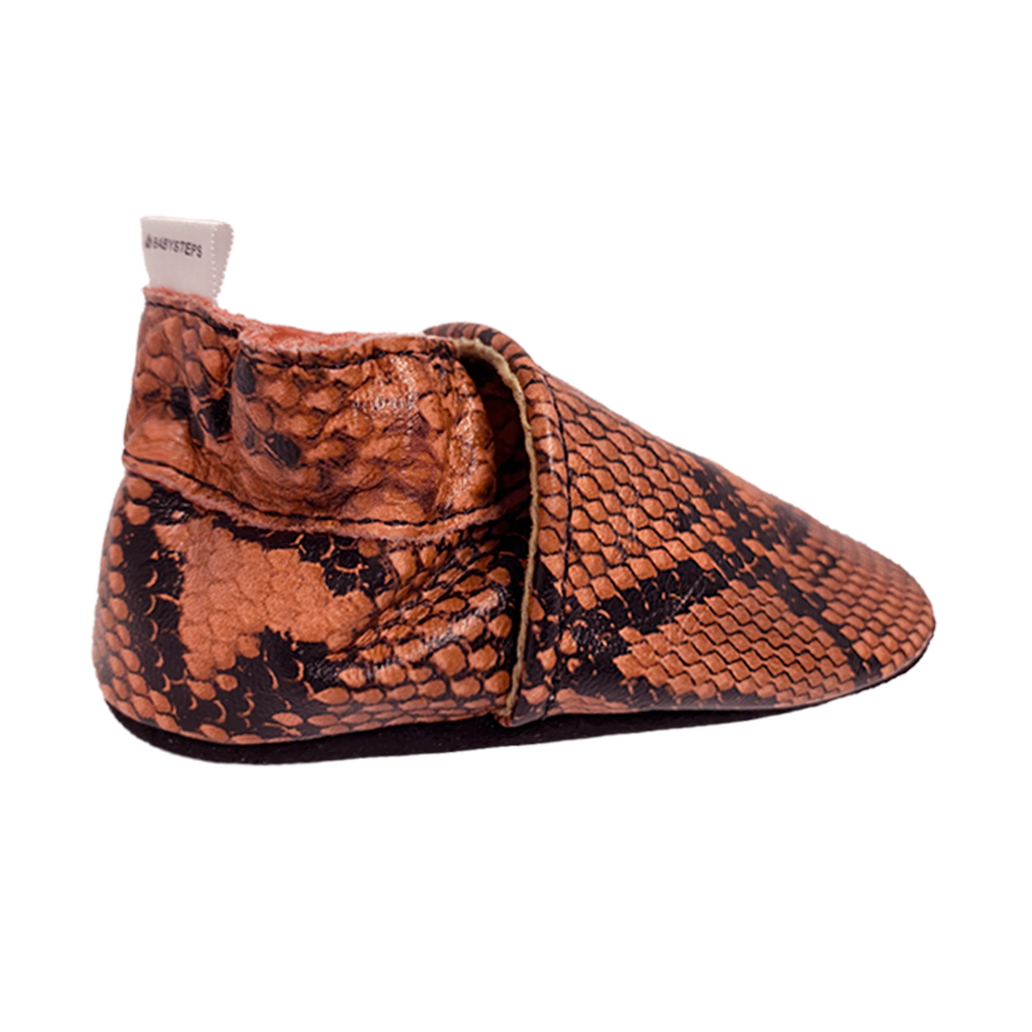 Meisjes babyslofjes met cobra print achterkant