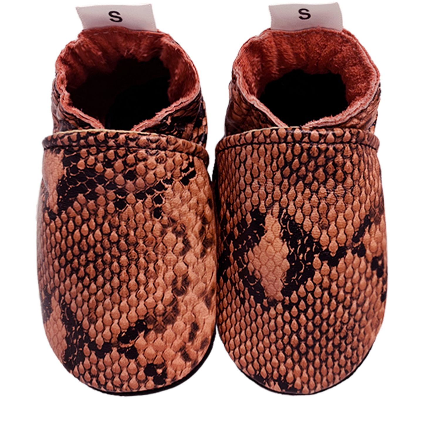 Meisjes babyslofjes met cobra print duo
