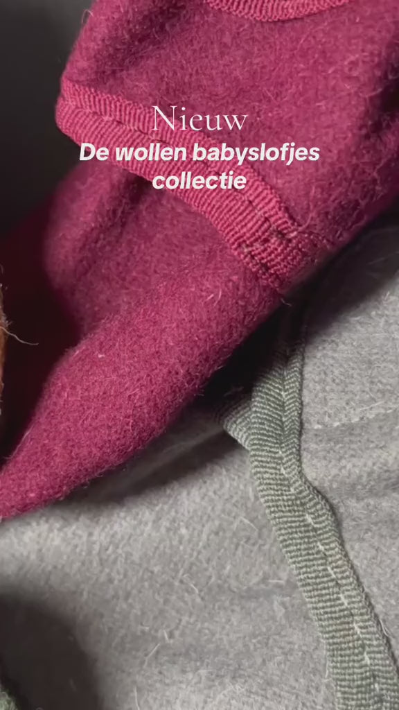 Introductie video wollen babyslofjes collectie