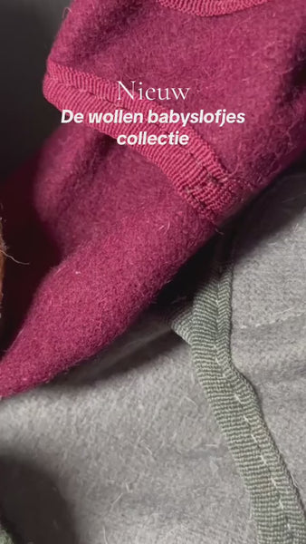Introductie video wollen babyslofjes collectie