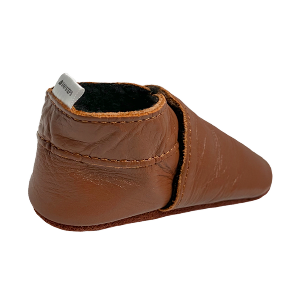 winterslofjes caramel bont gevoerd zijkant