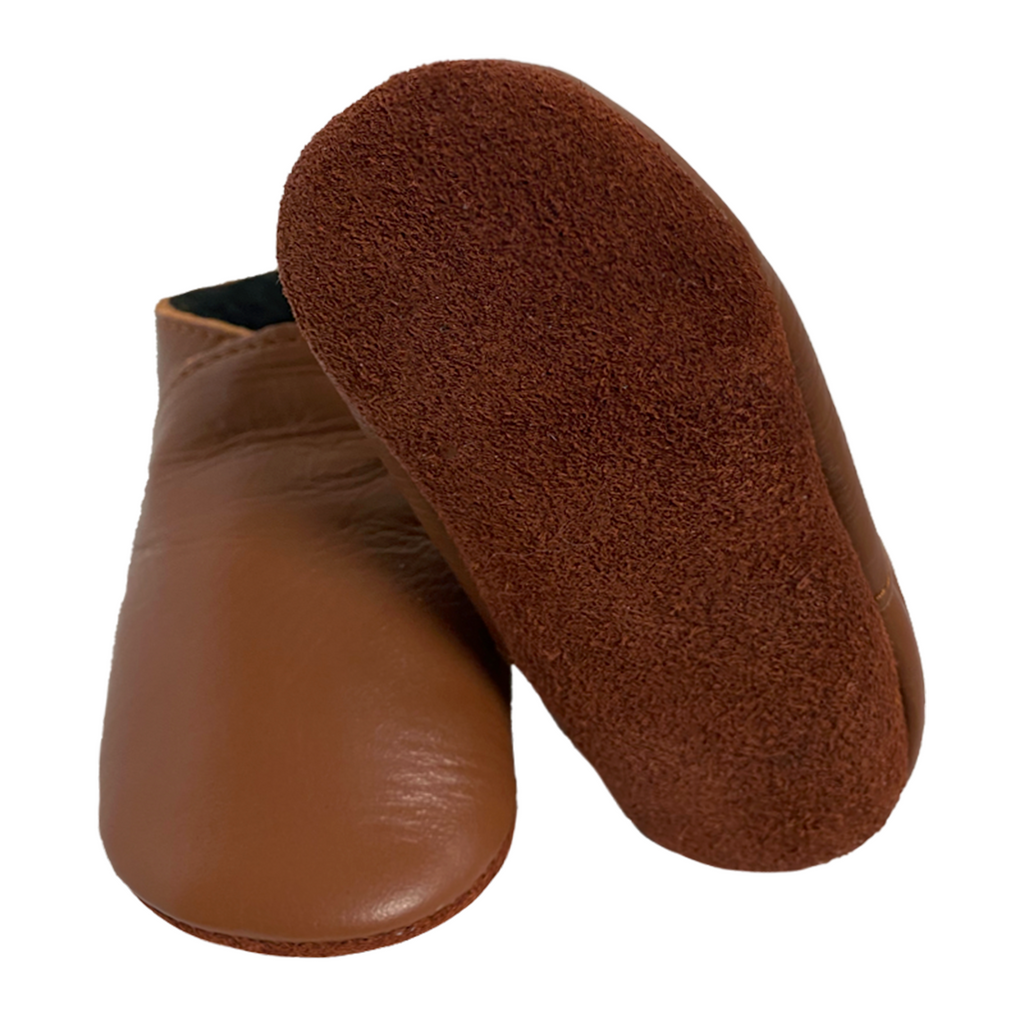 winterslofjes caramel bont gevoerd upside down